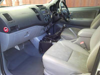 After - Interior of the ute